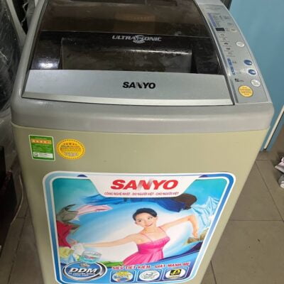 Máy giặt cũ Sanyo 8,5kg lòng inox không rỉ mới 90%