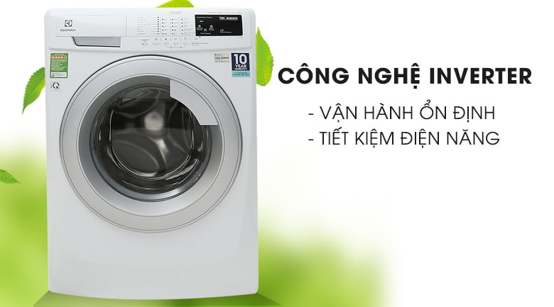 Công nghệ Inverter - Máy giặt Electrolux 8 Kg EWF12844