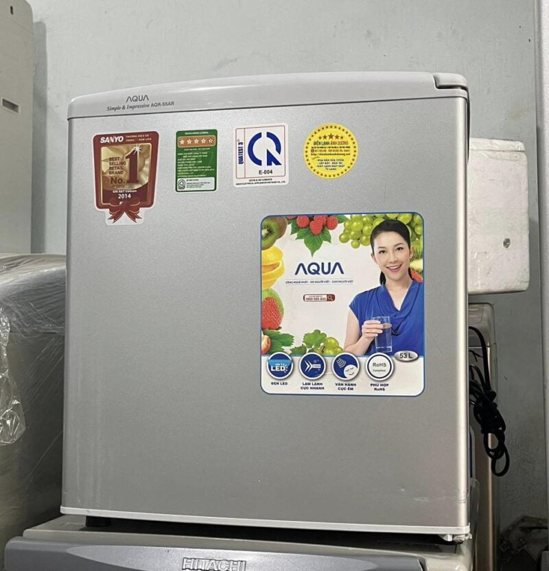 Tủ lạnh Aqua 50 lít AQR-55AR mới 95%